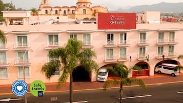 Overnatningsstedets facade