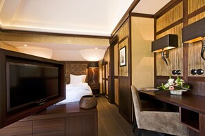 40-inch LCD TV with satellite channels, TV, table football
