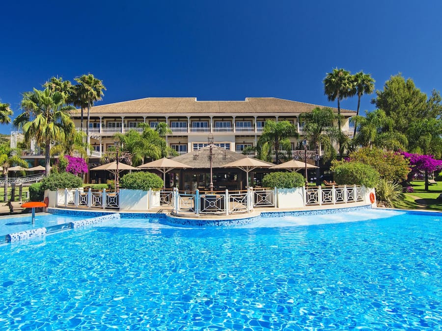 Indoor pool, outdoor pool, open 9:00 AM to 9:00 PM, pool umbrellas