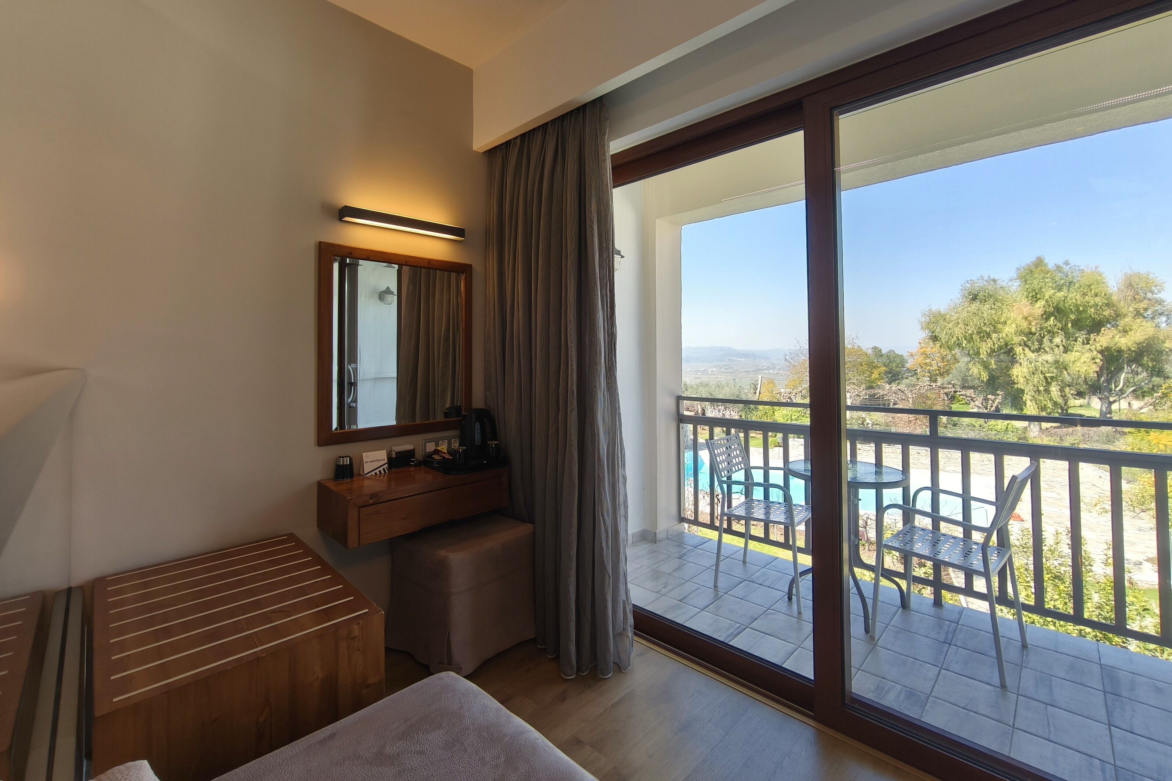 superior double or twin room, non smoking, pool view | 1 bedroom, minibar, in-room safe, laptop workspace