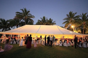 Área de bodas al aire libre
