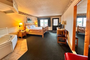 Superior Suite, 1 King Bed, Non Smoking | Desk, iron/ironing board, free WiFi, bed sheets