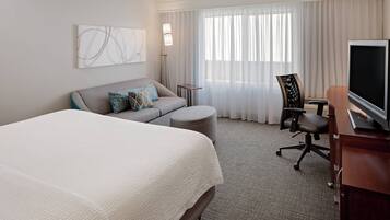 Kamer, 1 kingsize bed met slaapbank | Hypoallergeen beddengoed, verduisterende gordijnen