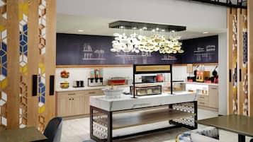 Free daily buffet breakfast