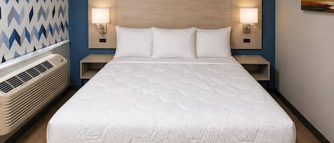 Habitación estándar, 1 cama King size, para no fumadores | Wifi gratis y ropa de cama