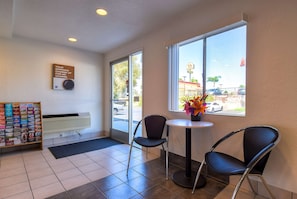 Sala de estar en el lobby