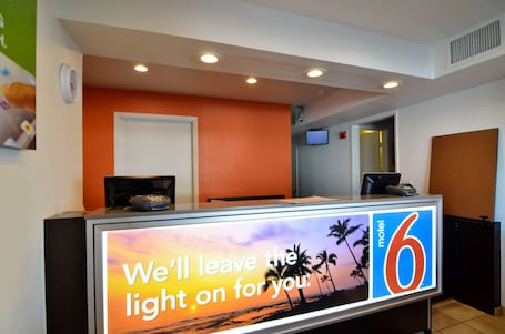 Lobby. Motel 6 North Palm Springs, CA - North