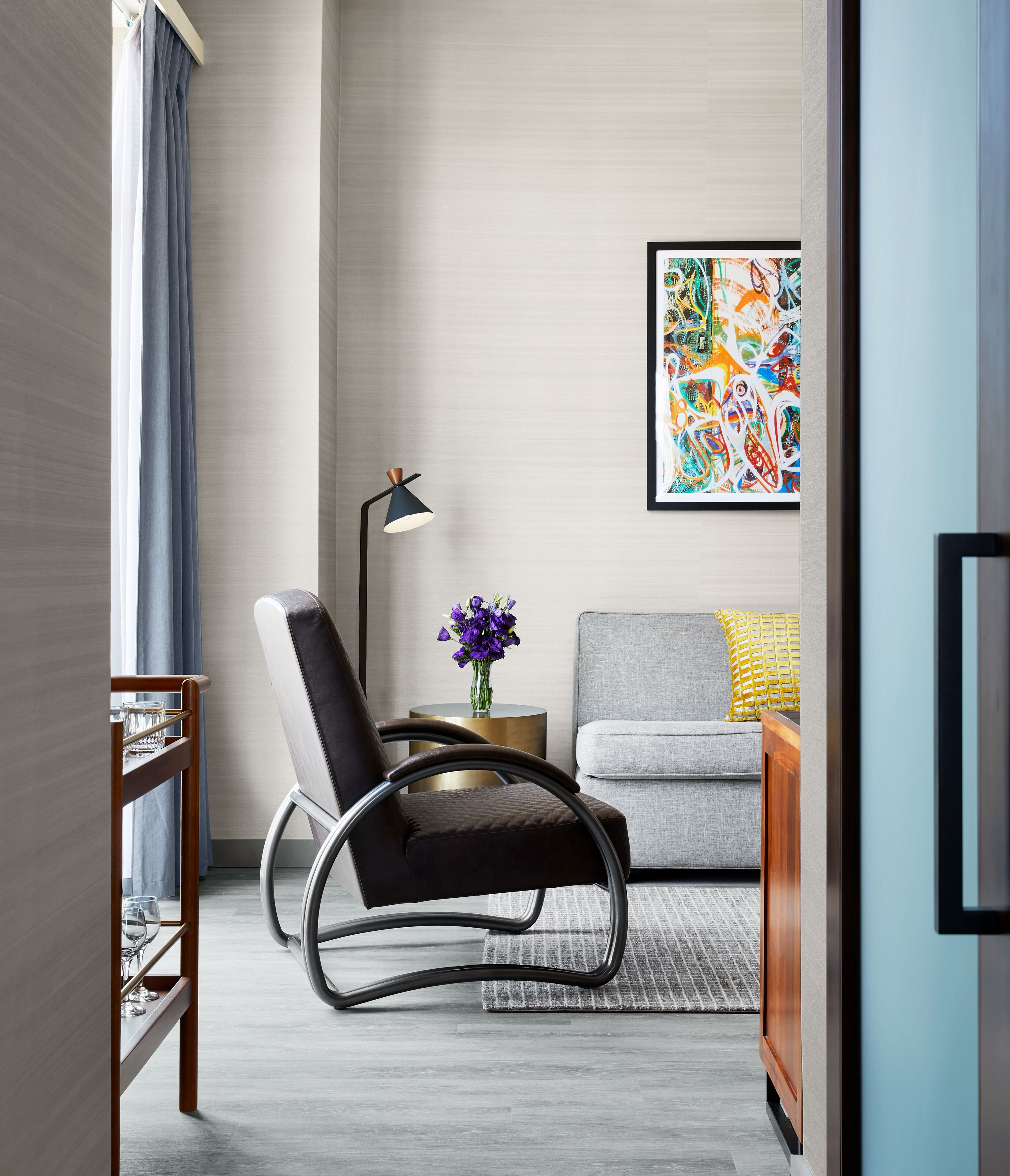 suite (gansevoort) | egyptian cotton sheets, premium bedding, minibar, in-room safe