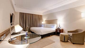 Luxo Casal | 1 間臥室、高級寢具、迷你吧、客房內保險箱