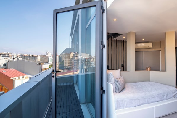 1 dormitori, roba de llit d'alta qualitat i minibar
