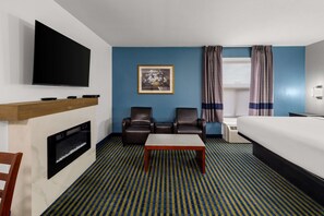 Suite, 1 King Bed, Non Smoking, Kitchenette | Egyptian cotton sheets, premium bedding, down comforters, pillowtop beds - SureStay Plus by Best Western Brooks (Brooks)
