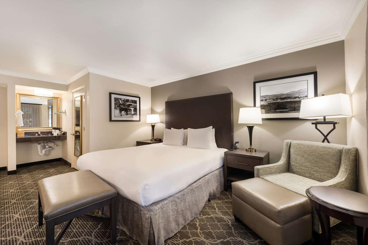 In-room safe, desk, laptop workspace, blackout drapes