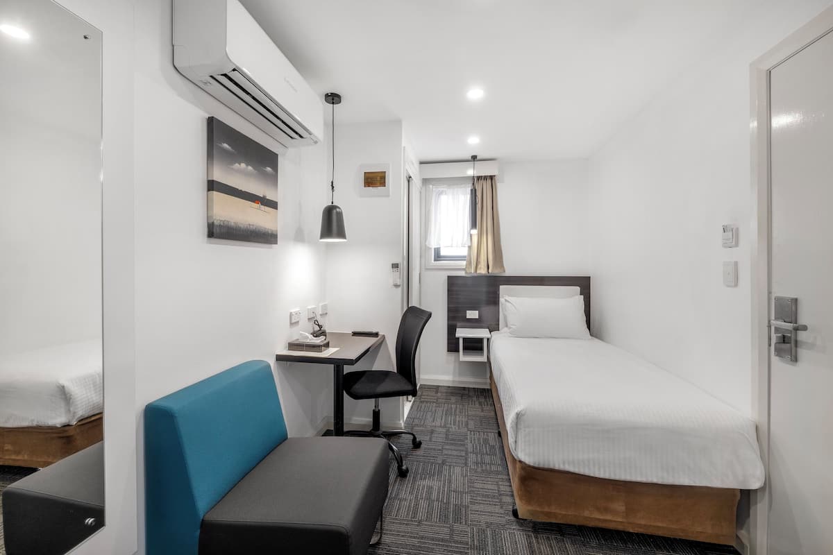 Yhden hengen standard-huone, 1 yhden hengen sänky | Egyptinpuuvillaiset lakanat, ylelliset vuodevaatteet