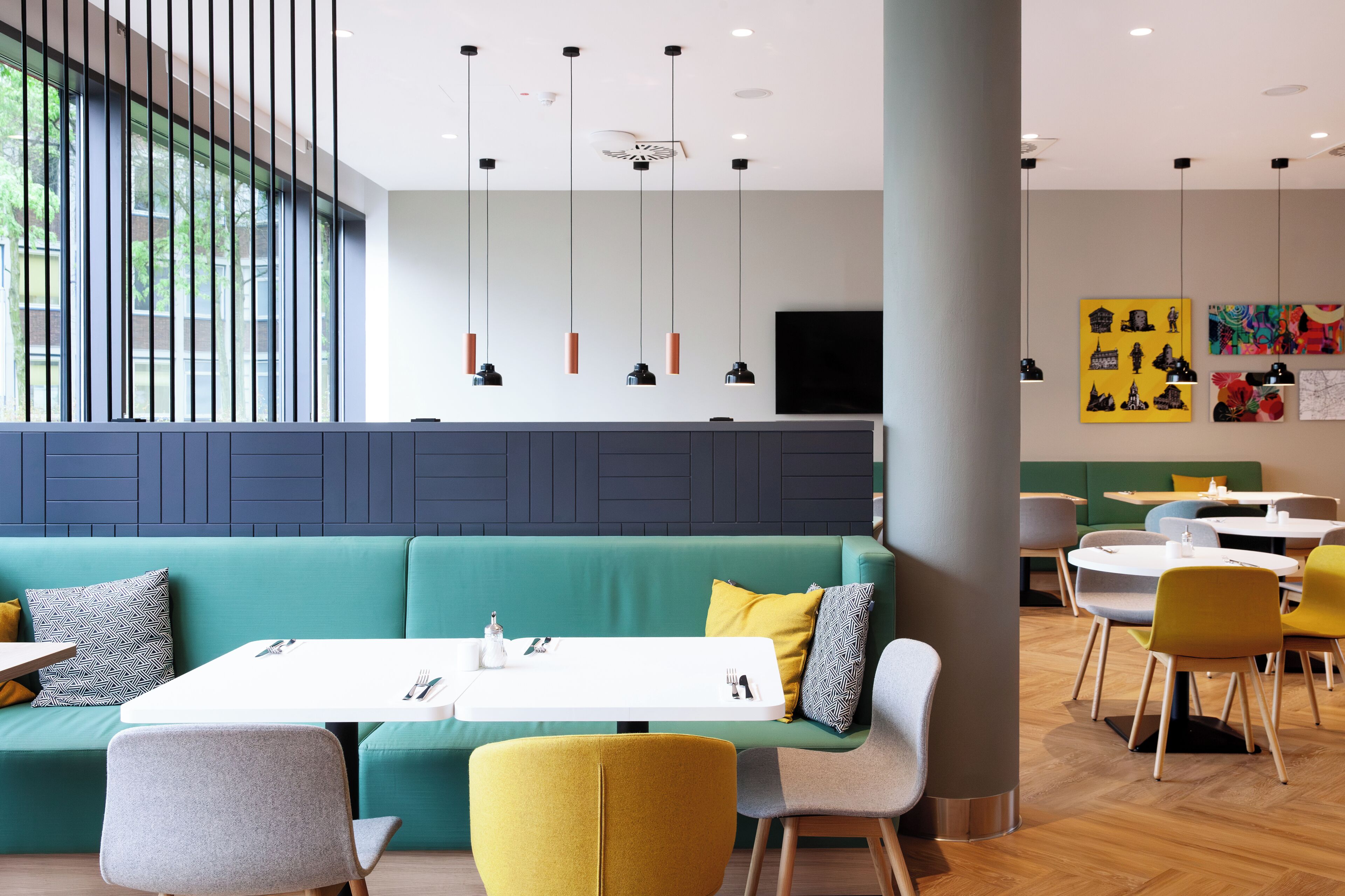 Coin salon dans le hall