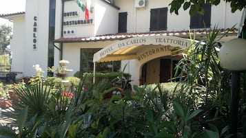 Façade de l’hébergement