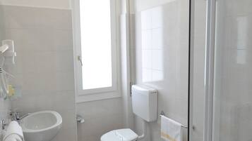 SĂšche-cheveux, chaussons, bidet, serviettes fournies