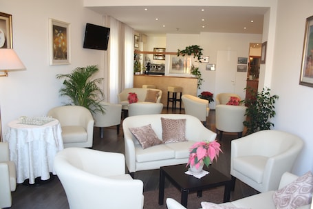 Sala de estar en el lobby