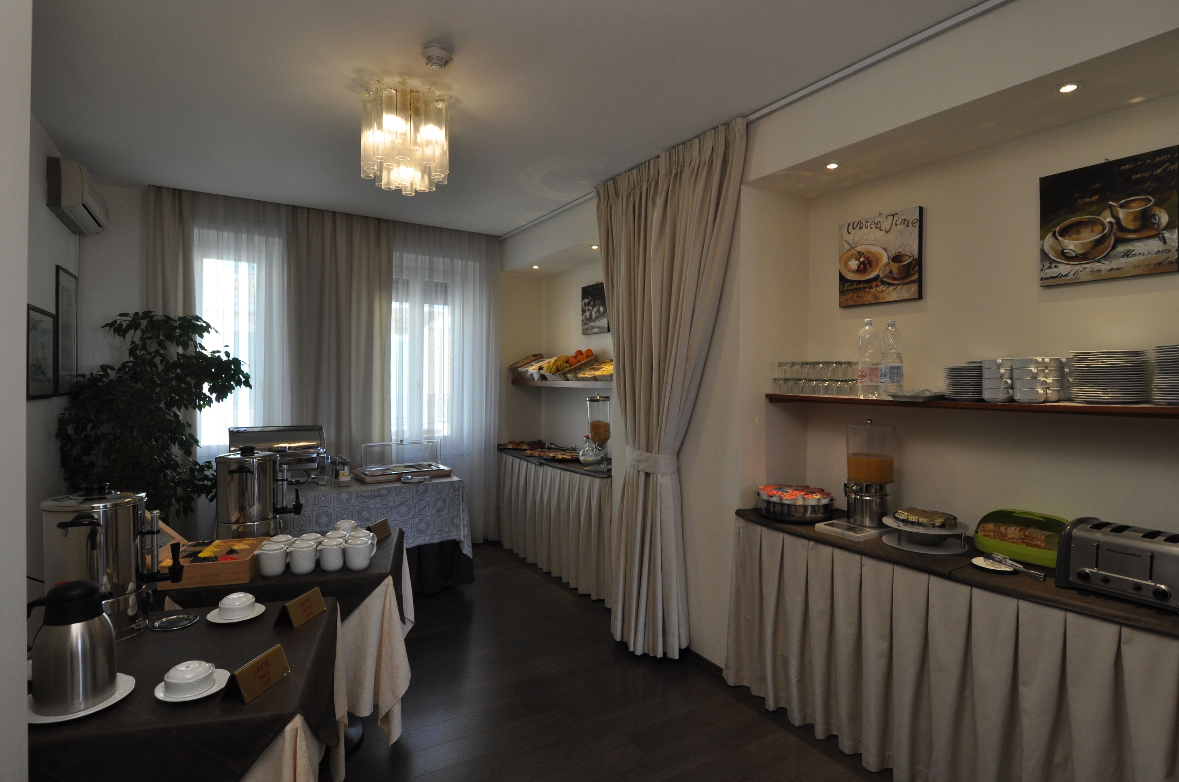 daily buffet breakfast (eur 12 per person)