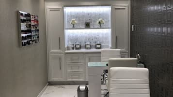 Body treatments, aromatherapy, hot stone massages, deep-tissue massages