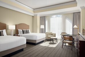 Egyptian cotton sheets, premium bedding, pillow-top beds, minibar