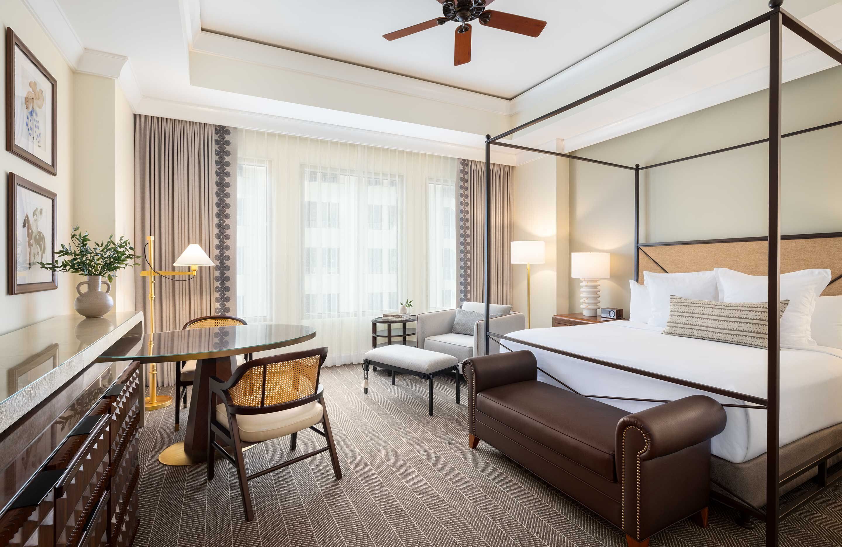 Egyptian cotton sheets, premium bedding, pillowtop beds, minibar