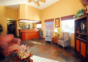 Sala de estar en el lobby