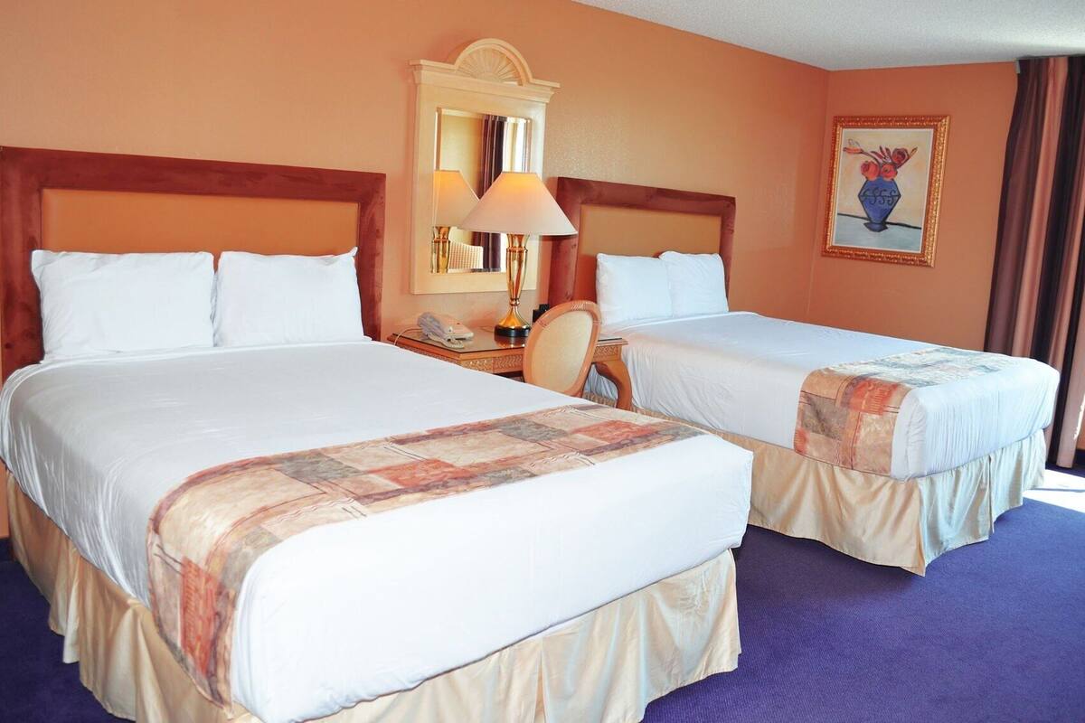 Desk, blackout drapes, cribs (surcharge), WiFi (free)