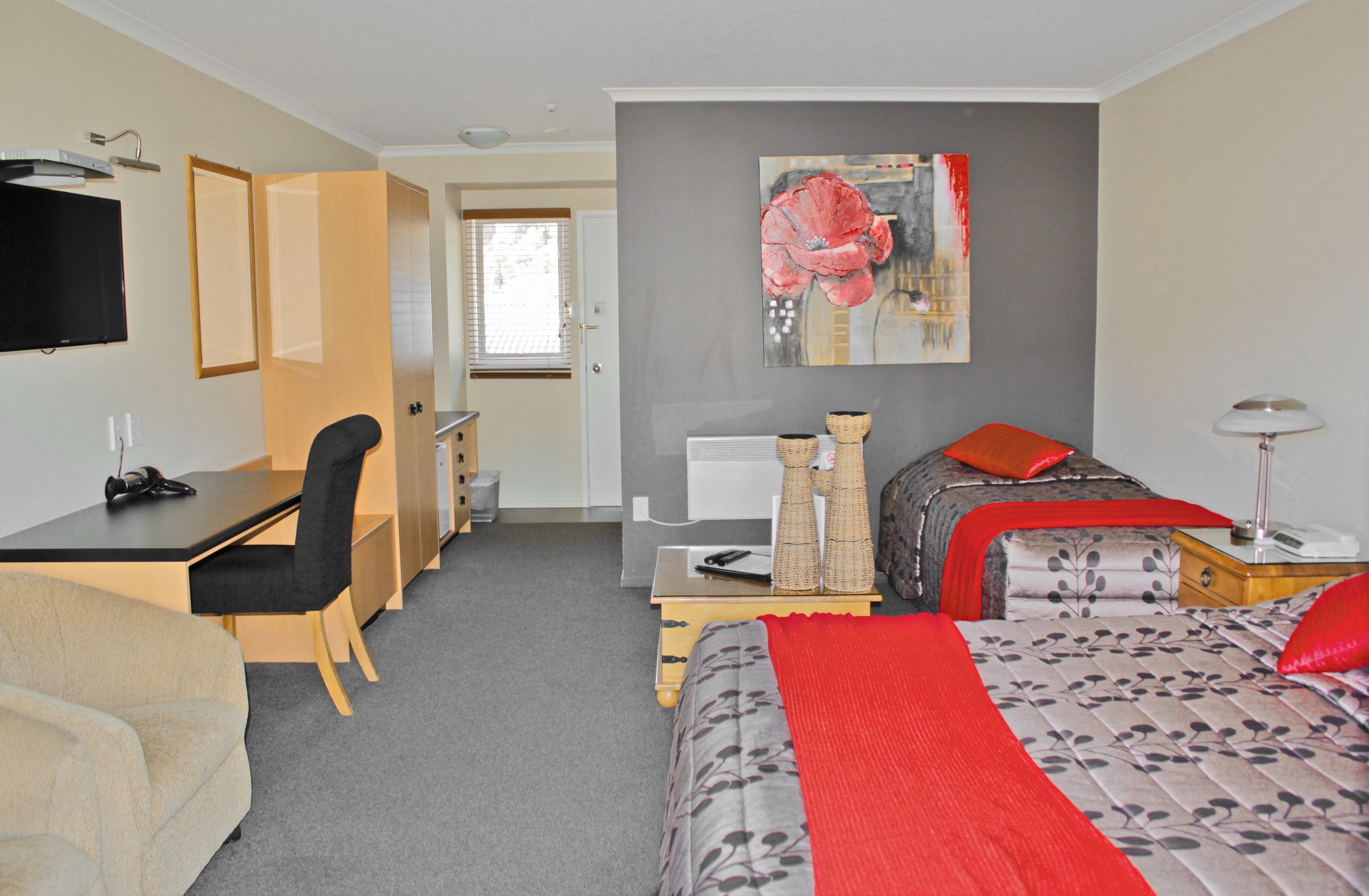 iron/ironing board, free wifi, bed sheets