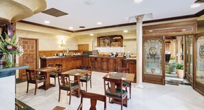 Daily buffet breakfast (EUR 13 per person)