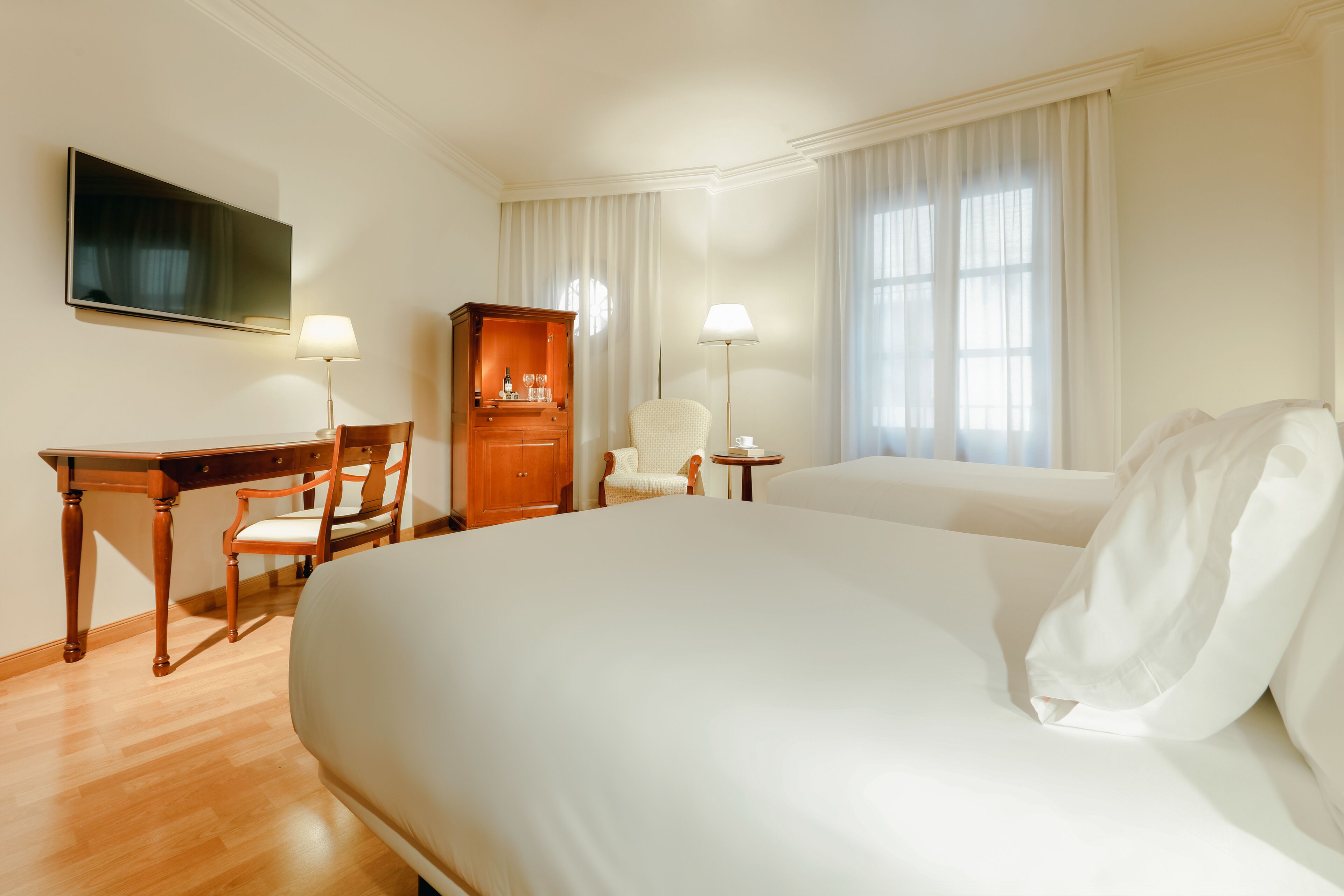 Minibar, in-room safe, desk, blackout curtains