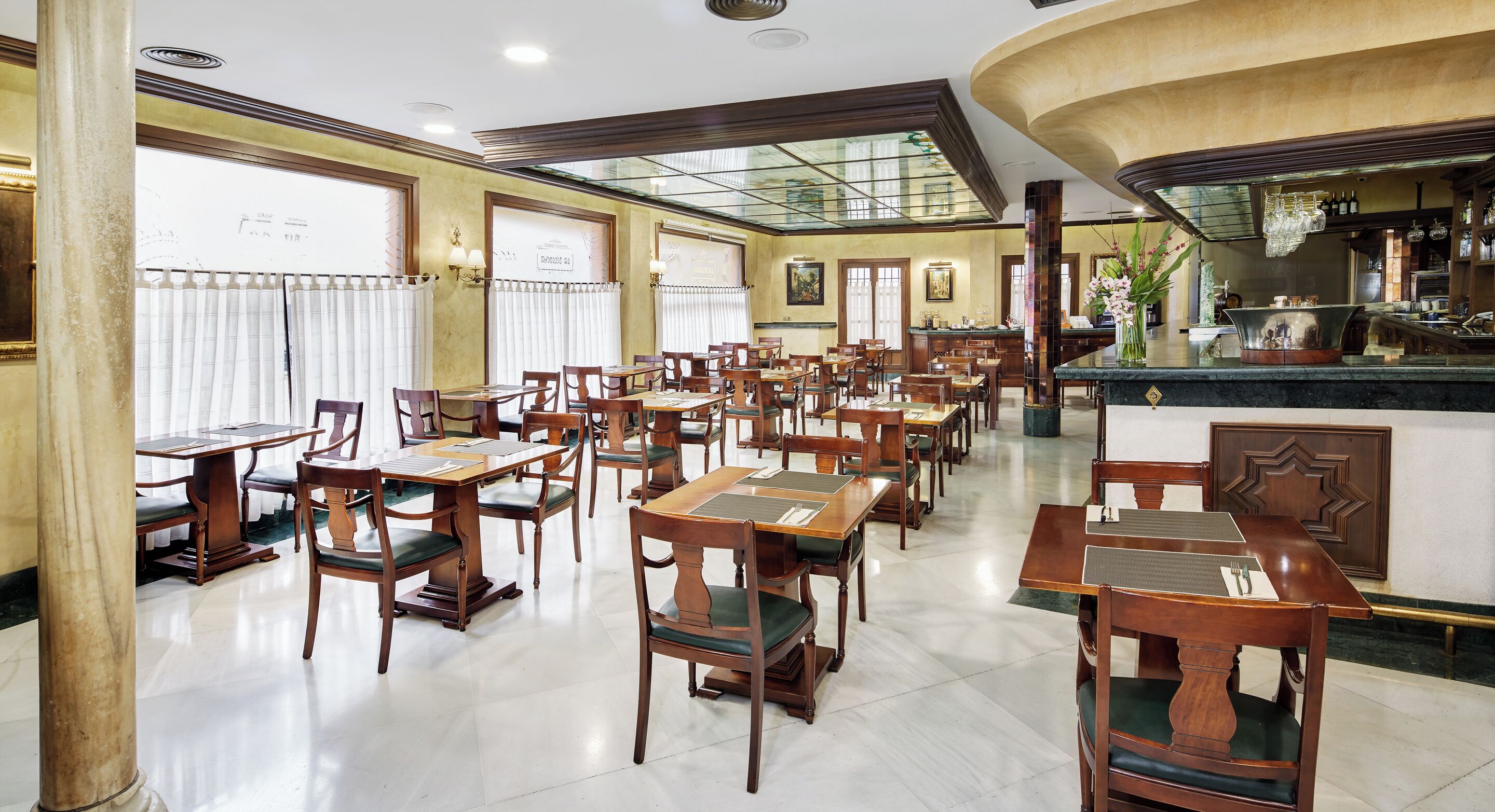 daily buffet breakfast (eur 13 per person)