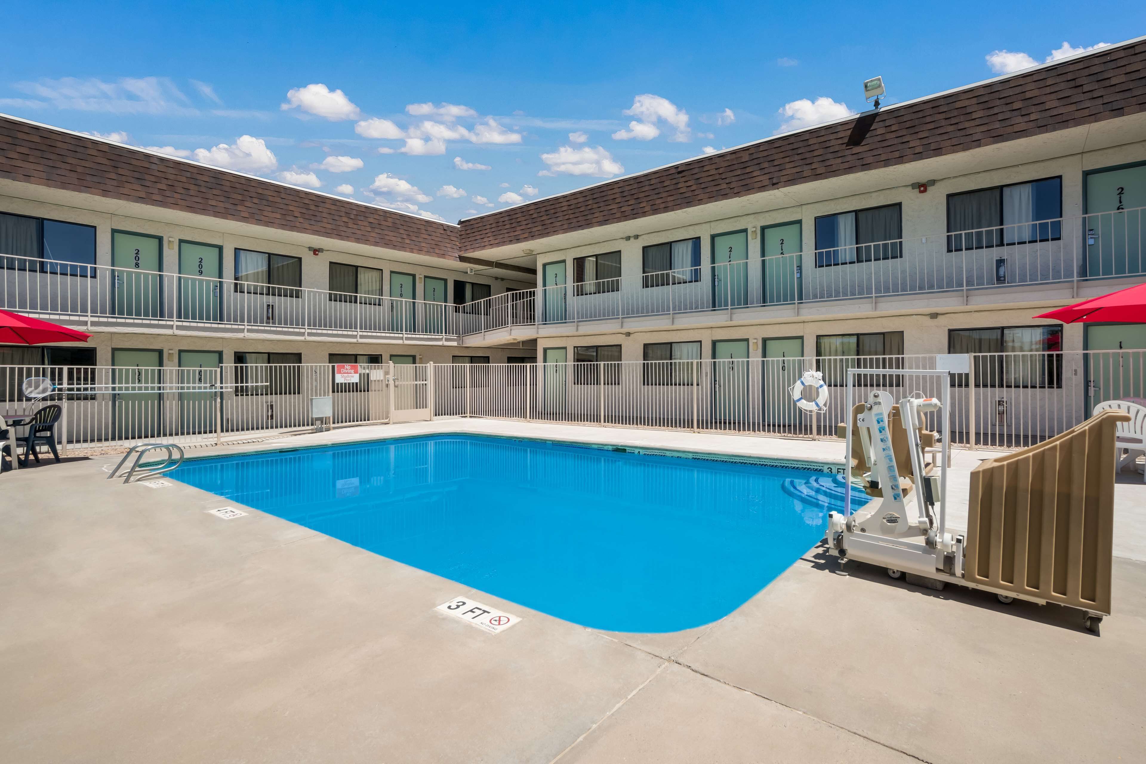 Seasonal outdoor pool