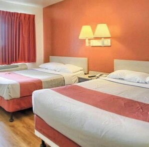 Free WiFi, bed sheets