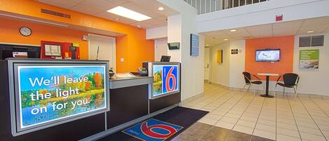 Sala de estar en el lobby