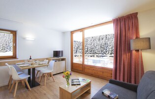 1-inch flat-screen TV with digital channels, TV