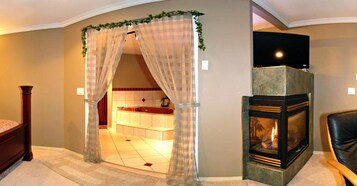 Minibar, sistema de insonorización y tabla de planchar con plancha 