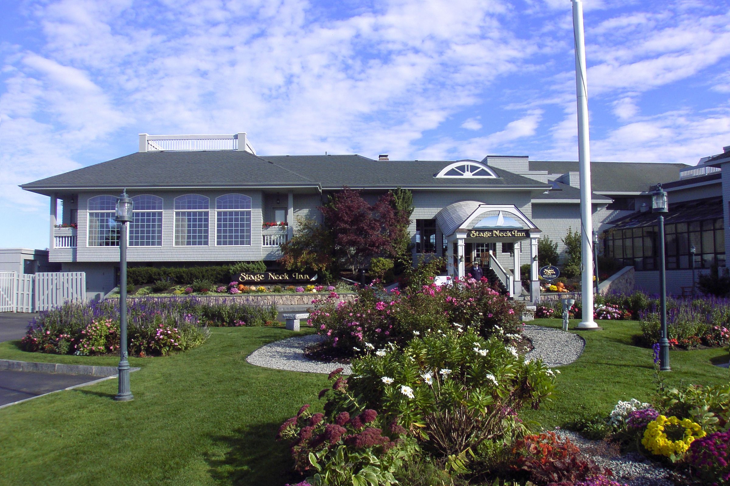 Overnatningsstedets indgangsparti