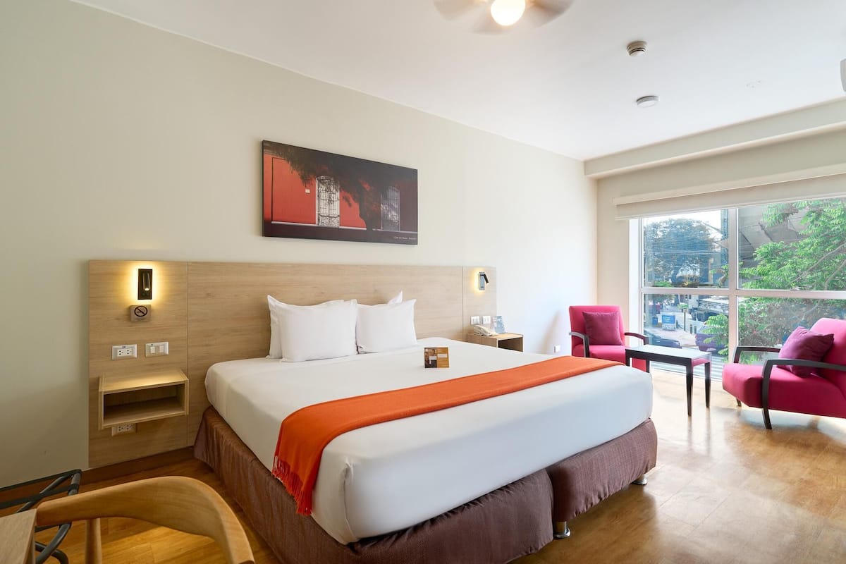 In-room safe, desk, blackout curtains, soundproofing