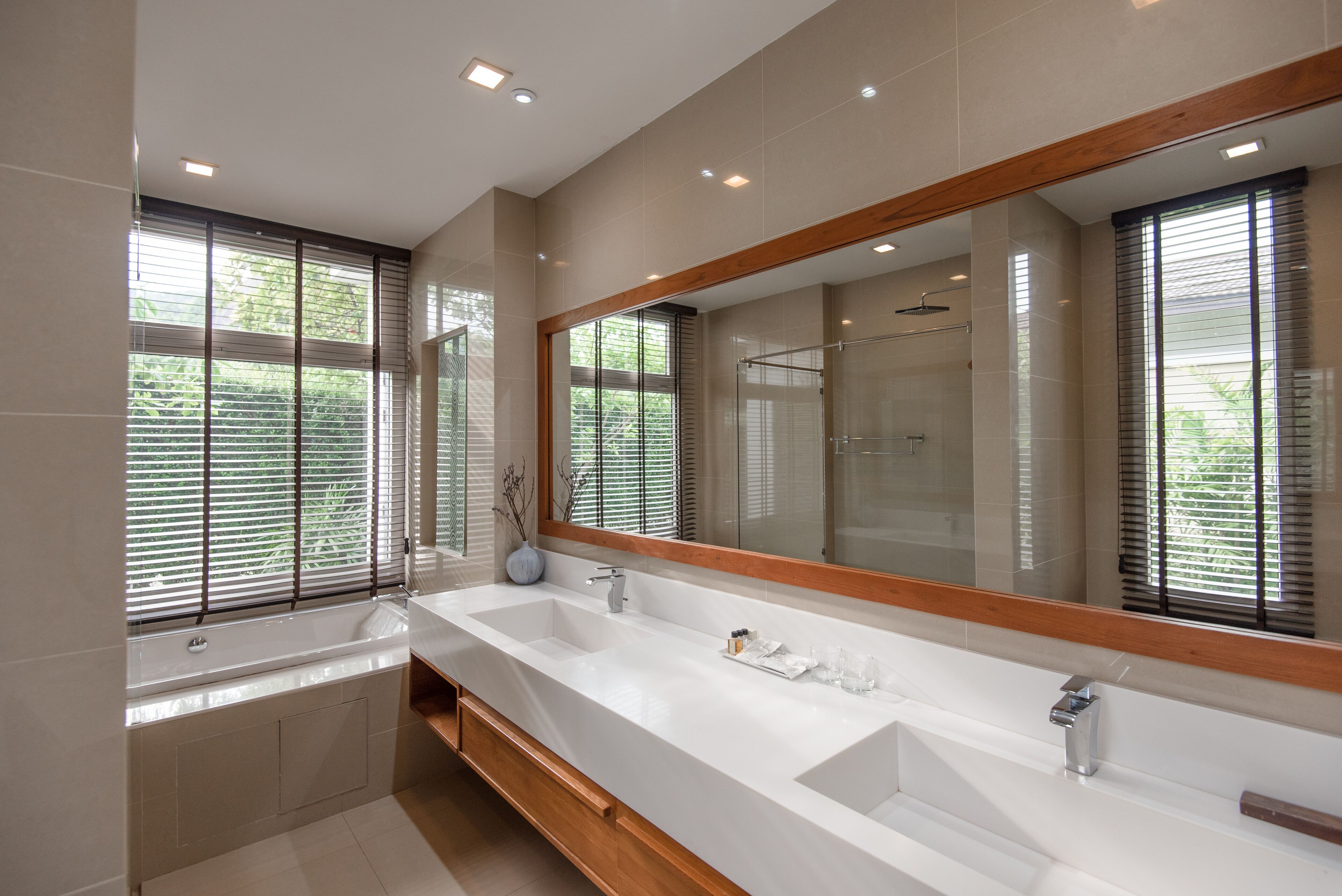 2 Bedrooms Pool Villa | Bad | Separat badekar og dusj, dype avslapningsbadekar og regndusjhode