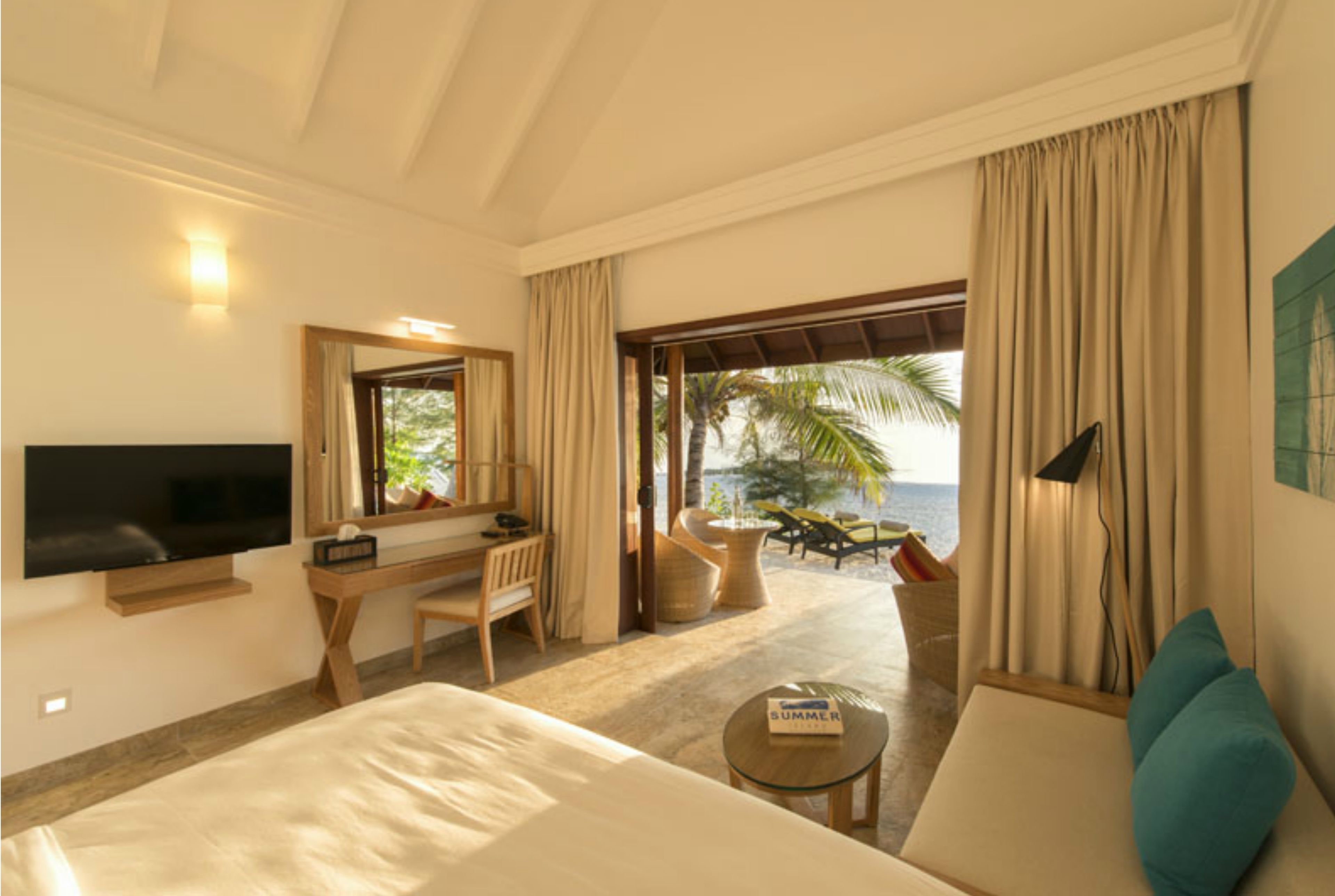 premium villa, beach view | premium bedding, minibar, iron/ironing board, free wifi