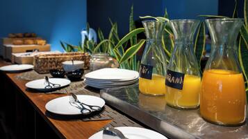 Daily buffet breakfast (EUR 8 per person)