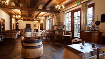 Daily buffet breakfast (EUR 14 per person)