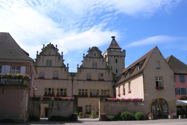 Blick von der Unterkunft