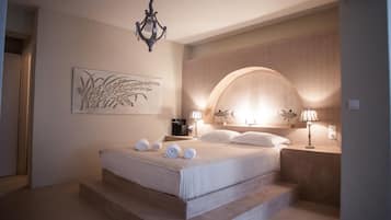 Villa Deluxe | 1 chambre, draps en coton égyptien, literie hypoallergénique, surmatelas