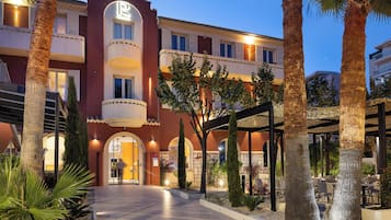 Voorkant van accommodatie