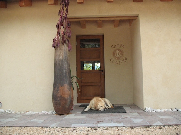 Entrada de la propiedad