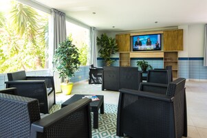 Sala de estar en el lobby