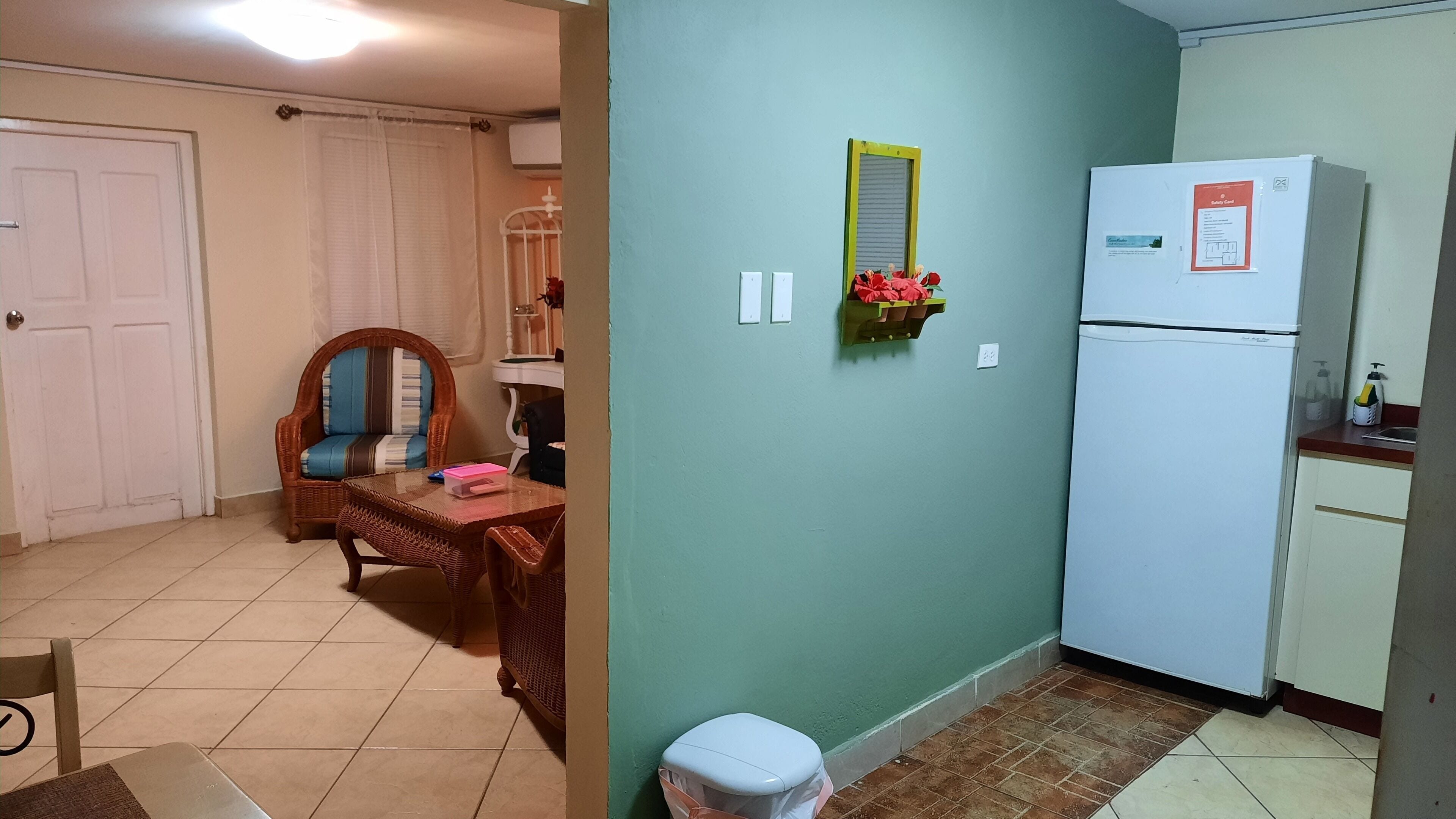 apartment, 1 bedroom, pool view | living area | flat-screen tv