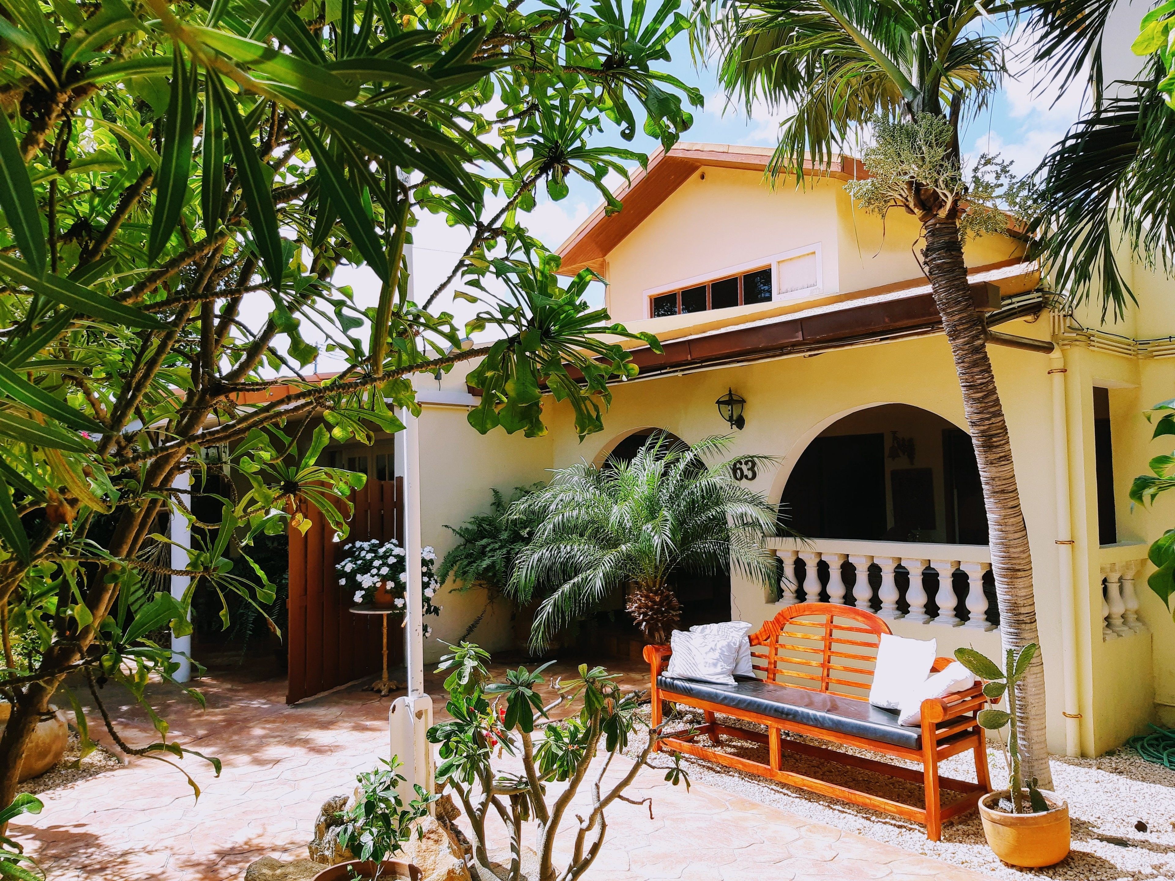 Majoituspaikan julkisivu