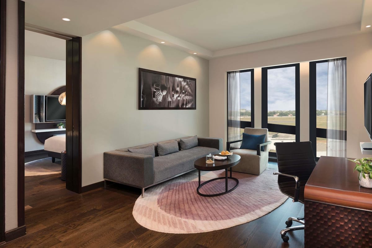 1 sovrum, egyptiska bomullslakan och sängtillbehör av högsta kvalitet